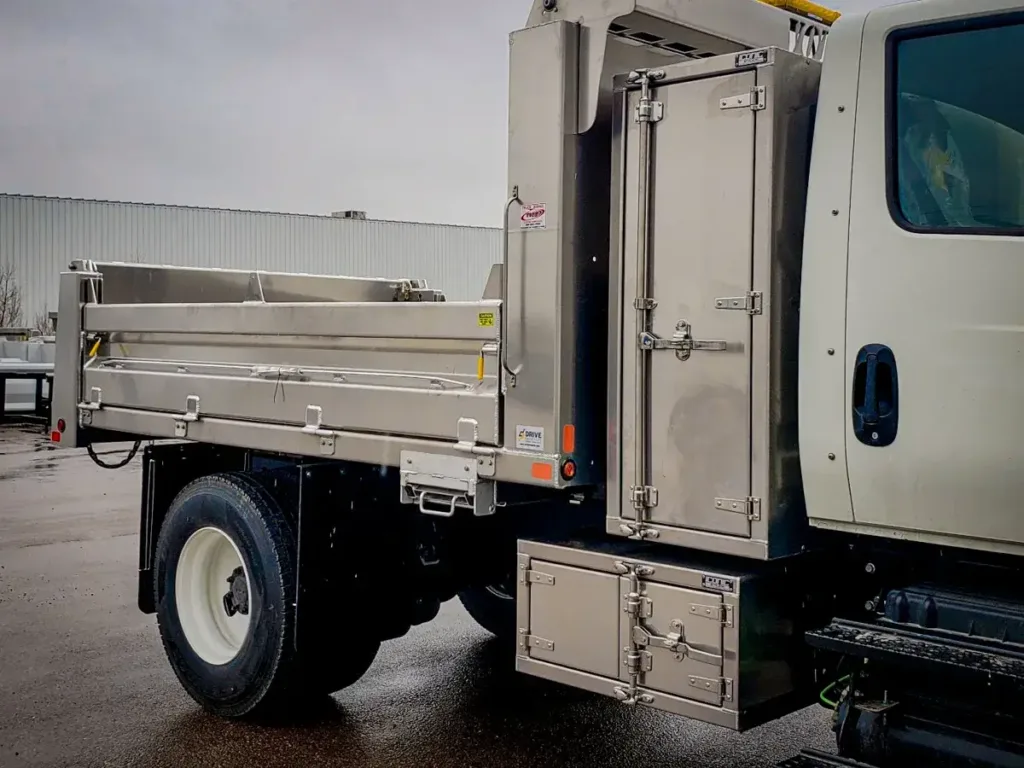 Iconic MetalGear Cam-Lock Underbody Toolbox installed on a Truck