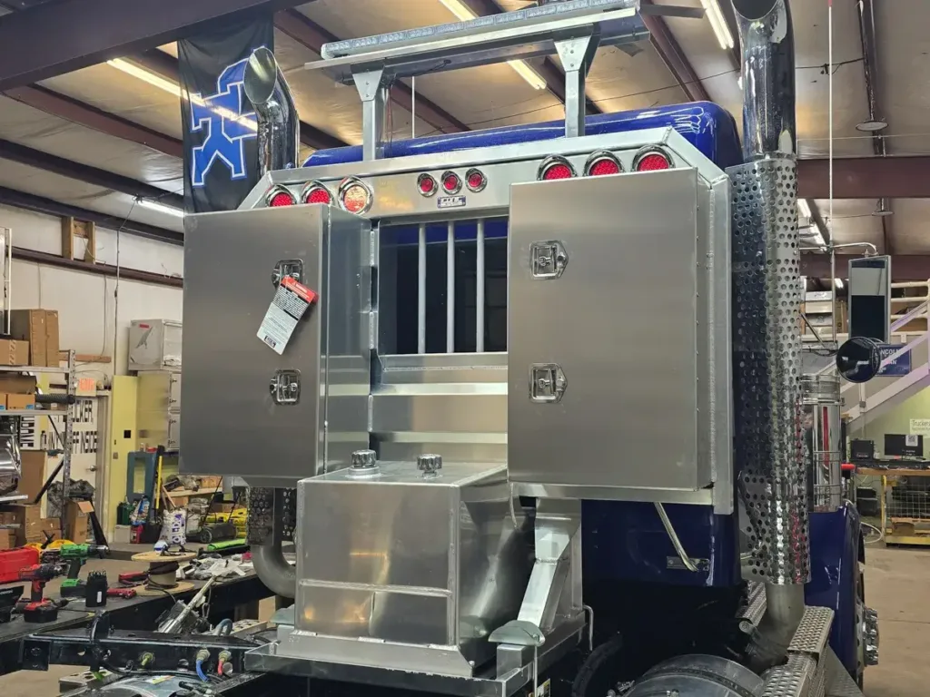 Iconic MetalGear Rack/Tank Combo Installed on a Truck