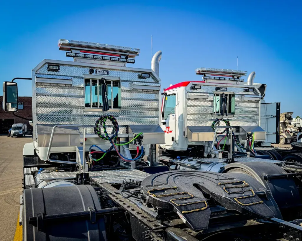 Iconic MetalGear Flat/Open Headache Rack Installed on a Truck