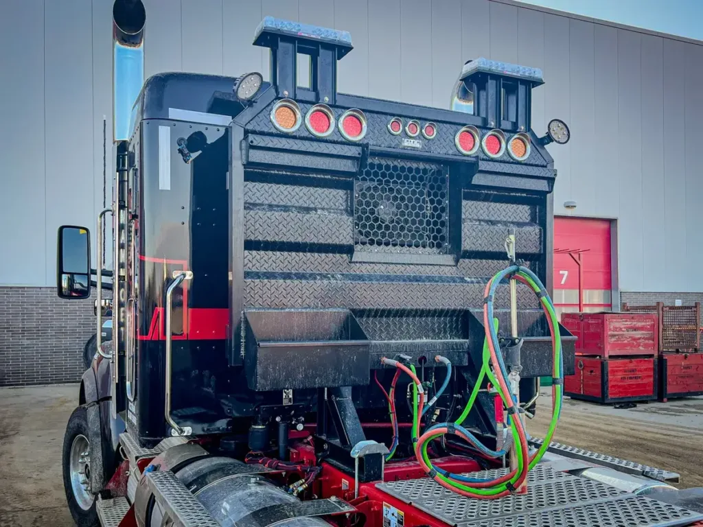 Iconic MetalGear Flat/Open Headache Rack Installed on a Truck