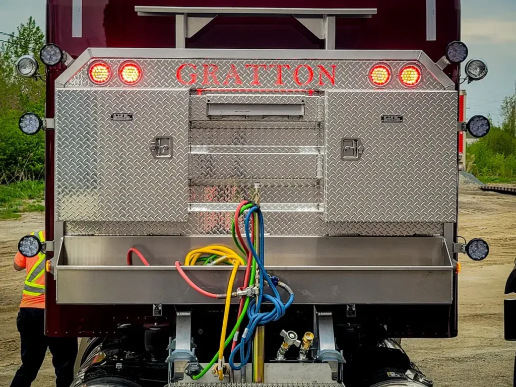 Iconic MetalGear Flat/Open Headache Rack Installed on a Truck