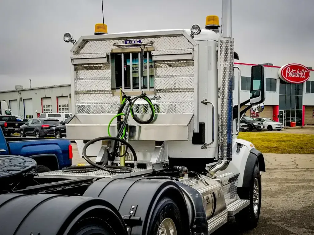 Iconic MetalGear Flat/Open Headache Rack Installed on a Truck