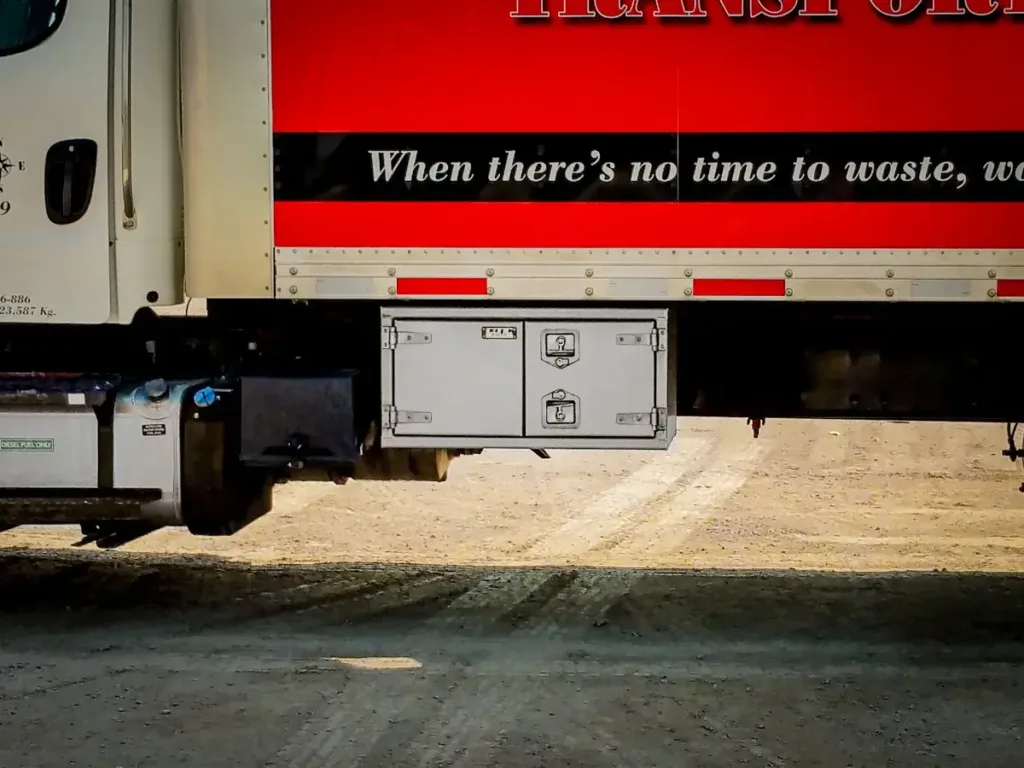 T-Handle Underbody Toolbox Installed on a Truck