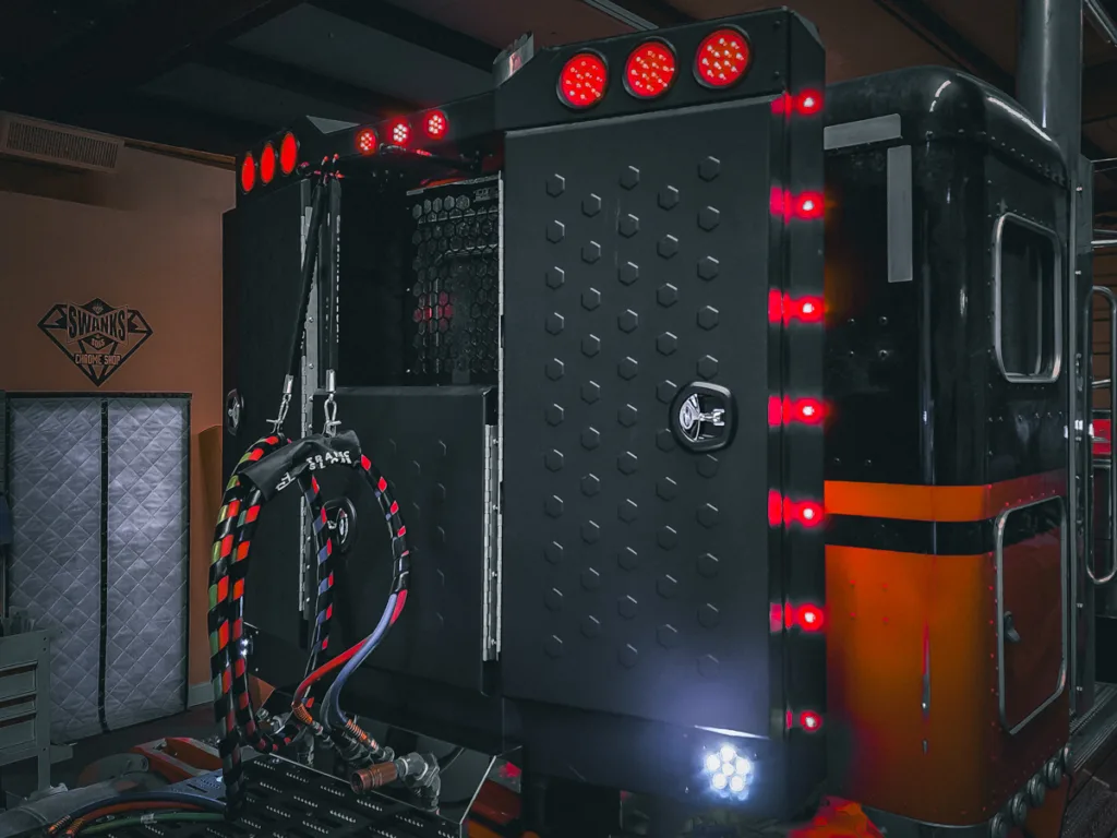 The Vader Custom Semi Truck Enclosed Headache Rack