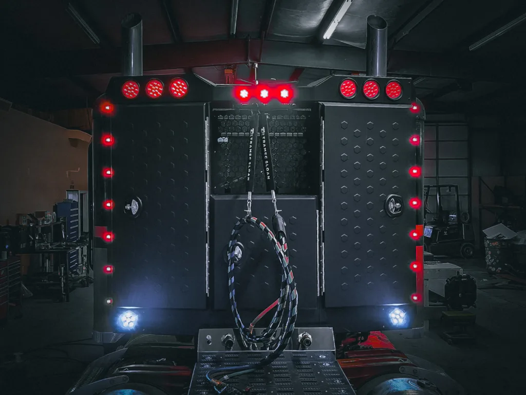 The Vader Custom Semi Truck Enclosed Headache Rack